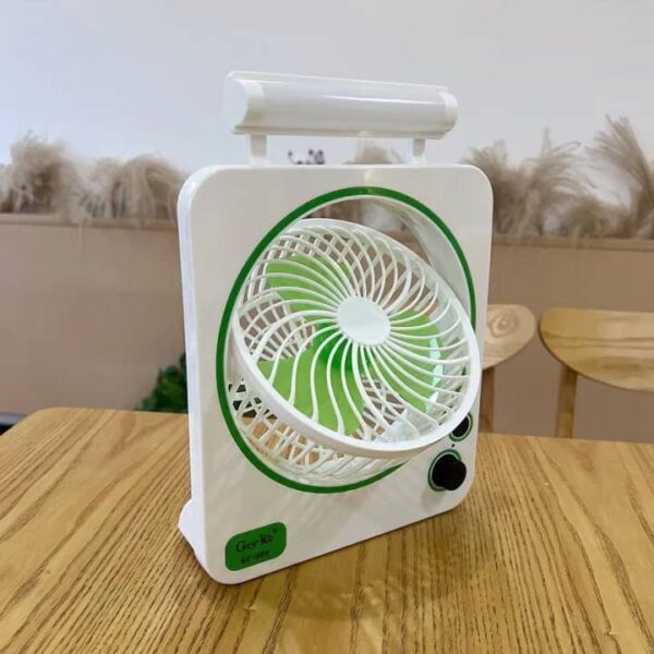 Mini ventilo rechargeable avec lampe led