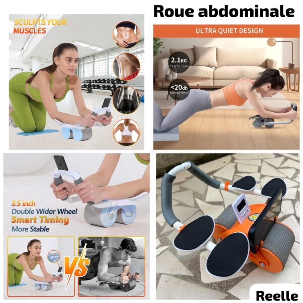 Roue abdominale : Double roue