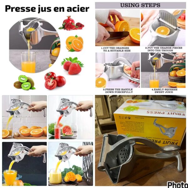 Pressjus en acier