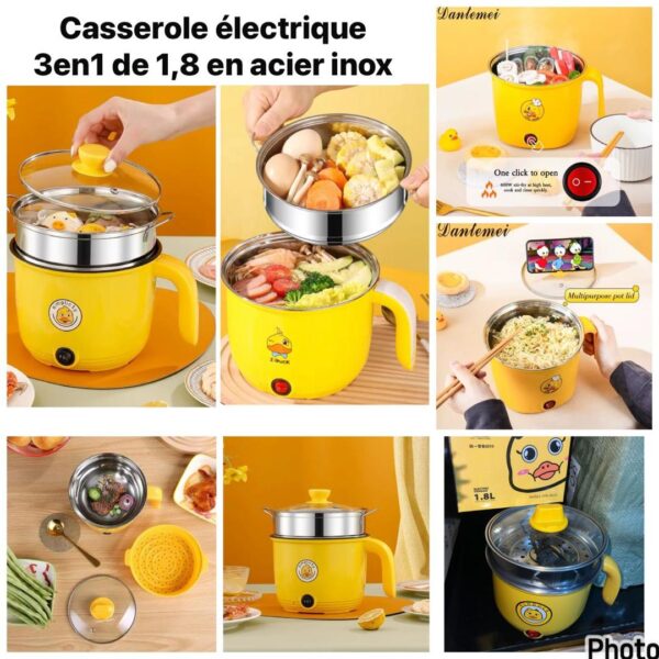 Casserole électrique 3 en 1