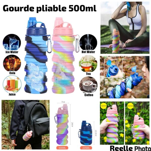 Gourde pliable